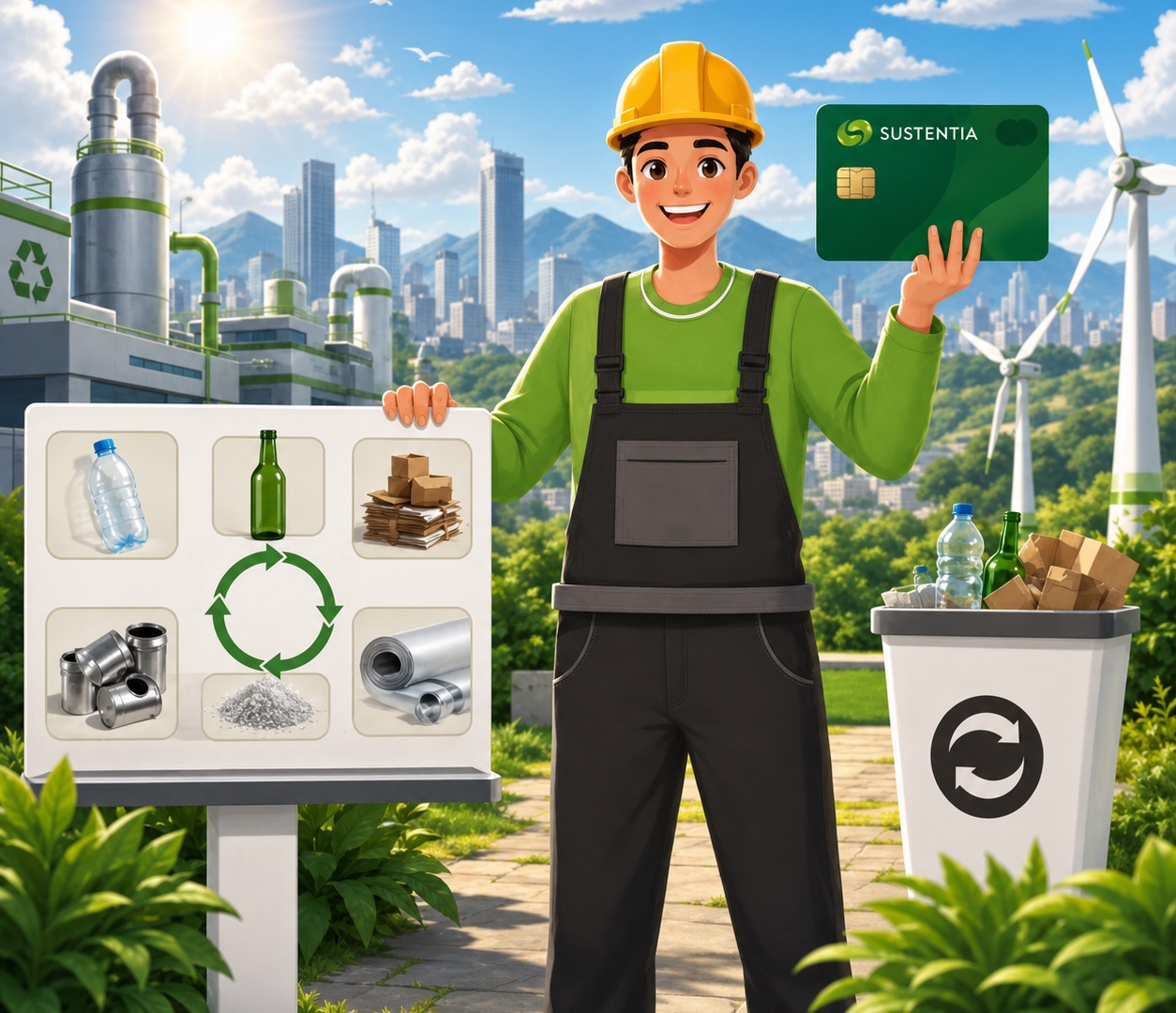 Empresa que transforma residuos aprovechables en valor